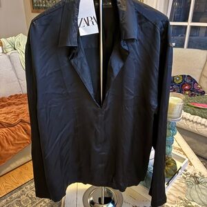 Zara Black Blouse
